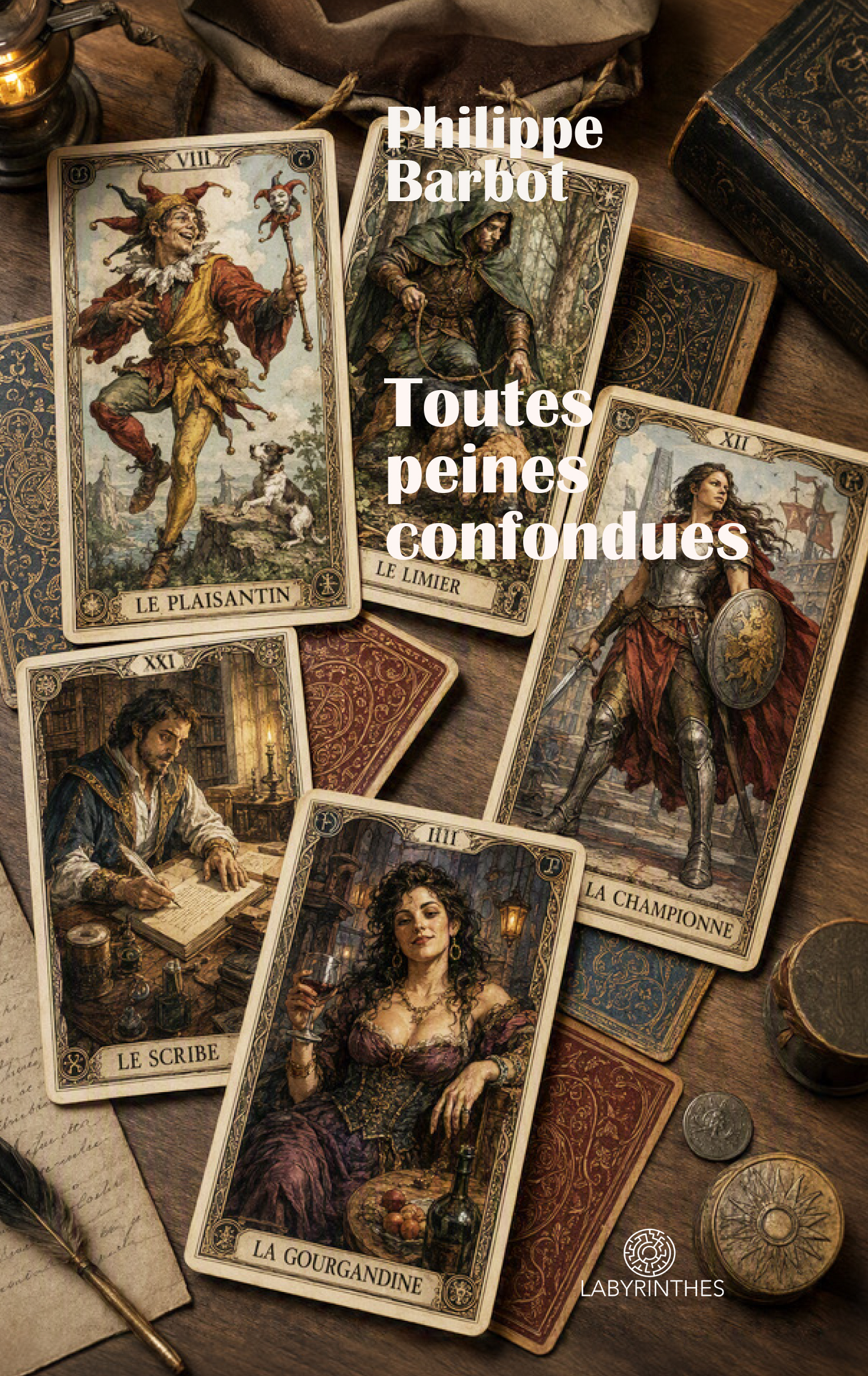 Couverture Toutes peine confondues, recueil de nouvelle de Philippe Barbot